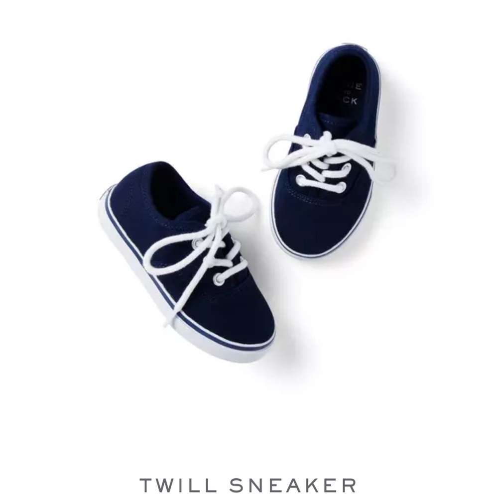 Janie & Jack Size 8 - Navy Sneaker